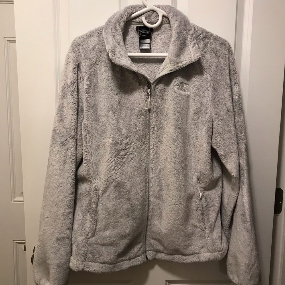 Women’s Large North Face fleece jacket.